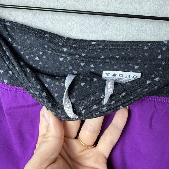Nike Running Purple Athletic Shorts Elastic Waistband Jogging Workout Gym Size L - Picture 4 of 14